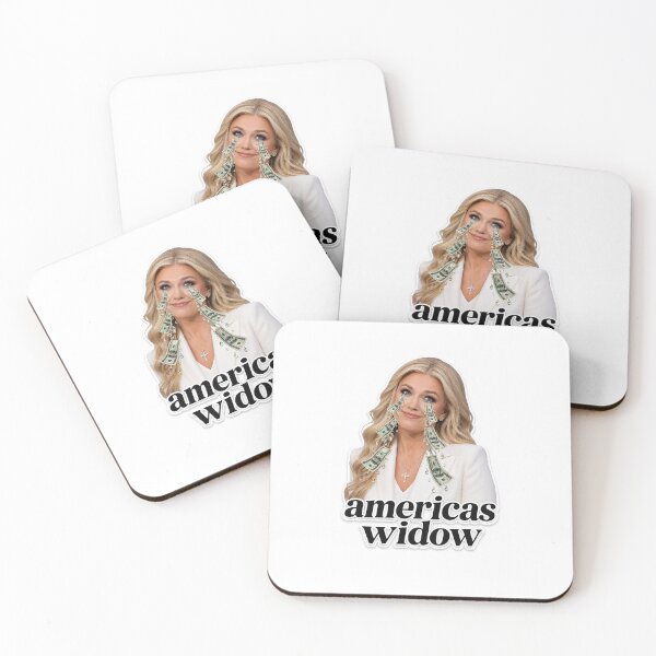 Item preview, America's Widow Erika Kirk Parody Satire Art designed and sold by ErikaTorta.