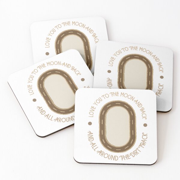 Item preview, I love you the moon and back and all around the racetrack designed and sold by TaraPen.
