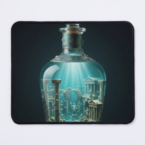 Item preview, The Bottled Atlantis: Underwater Ancient Greek Ruins designed and sold by mayank2401.