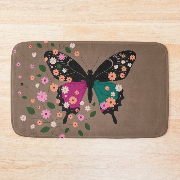 Item preview, Vintage Earthy Floral Butterfly Dream designed and sold by joycrysstudio.