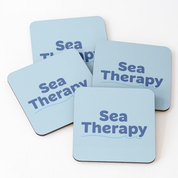 Item preview, Sea Therapy – Calm Coastal Typography Design designed and sold by Sea Gem.