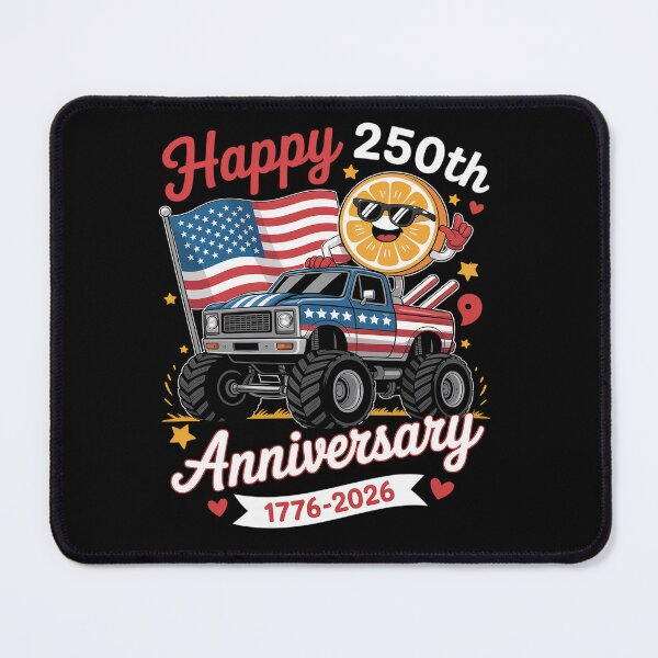 Item preview, 250th Anniversary 1776 4th July Orange On Monster Truck designed and sold by fferomananul.