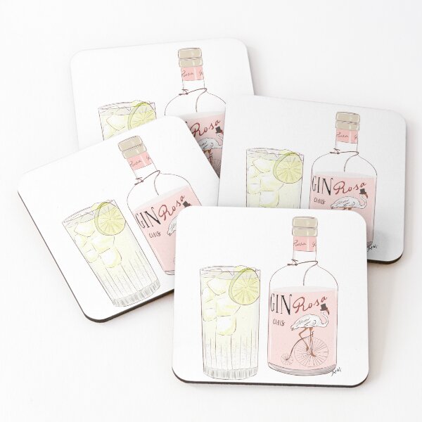 Item preview, Pink gin designed and sold by arailustrada.