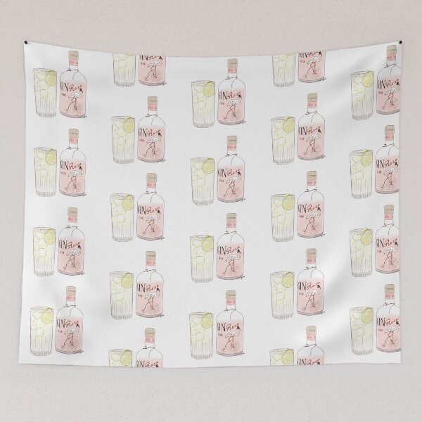 Item preview, Pink gin designed and sold by arailustrada.