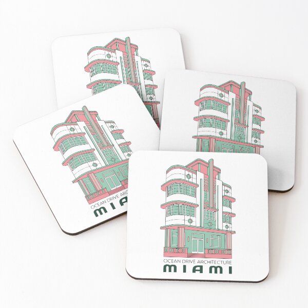 Item preview, MIAMI | OCEAN DRIVE ART DECO designed and sold by Hamza Mrizak.