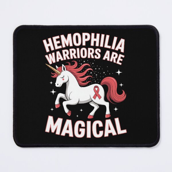 Item preview, Hemophilia Awareness Warrior Patient Haemophilia Unicorn designed and sold by fferomananul.