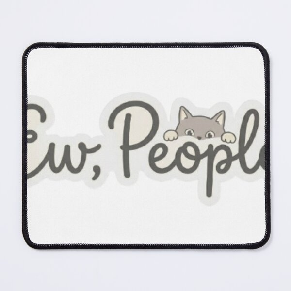 Item preview, Ew people funny introvert cat peeking sticker  designed and sold by PixelPop-US.
