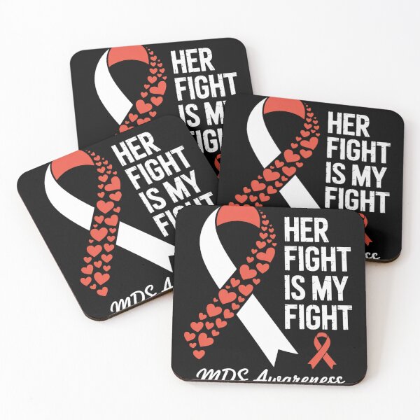 Item preview, Her Fight Is My Fight Myelodysplastic Syndrome MDS Awareness designed and sold by fferomananul.