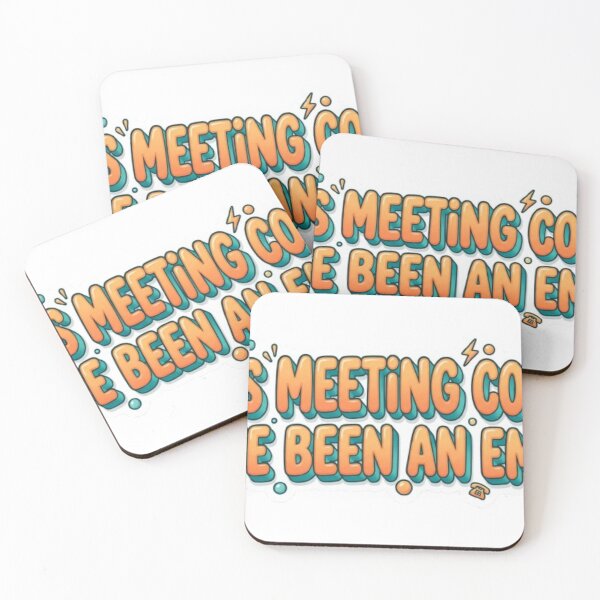 Item preview, This meeting could have been an email funny office humor sticker  designed and sold by PixelPop-US.