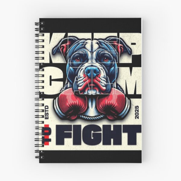 Item preview, Keep Calm and Fight – Powerful Dog Born to Win Streetwear designed and sold by GenZFashion000.