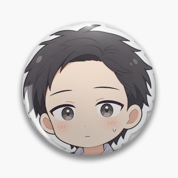 Item preview, Cute Confused Anime Boy Sticker | Chibi Reaction designed and sold by rajaansariT.