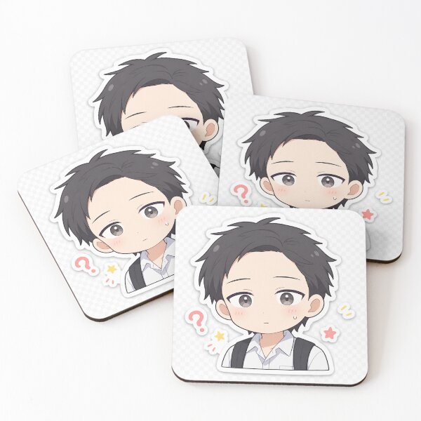 Item preview, Cute Confused Anime Boy Sticker | Chibi Reaction designed and sold by rajaansariT.