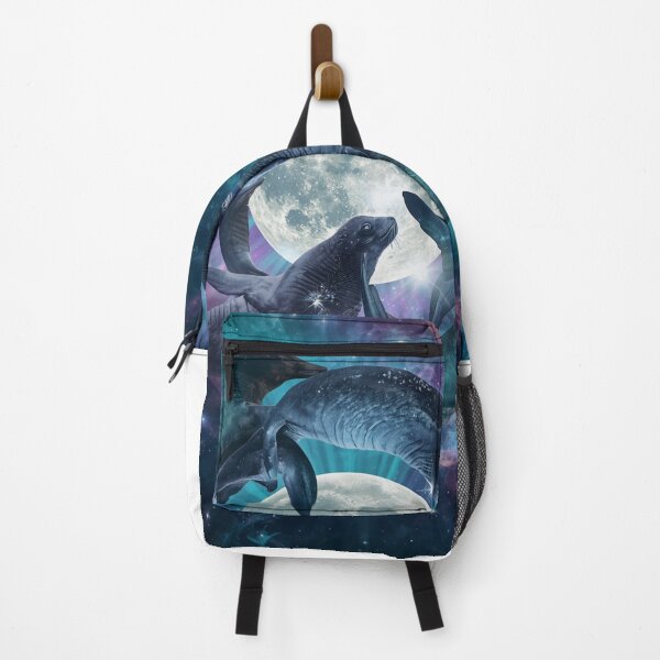 Item preview, Elephant Seal Lover Galaxy Moon Wildlife Animal Zoologist designed and sold by Feather Art.