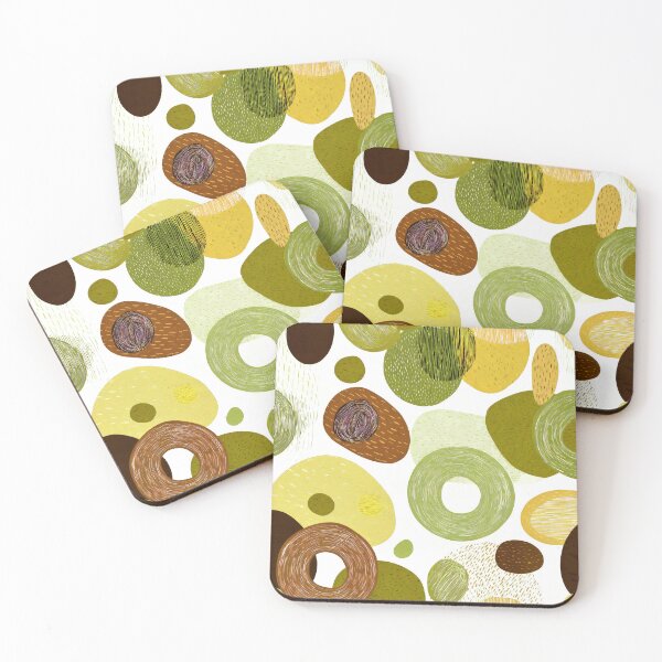 Item preview, Boho Olive-Green, Yellow, And Brown Abstract Designs designed and sold by DEC02.