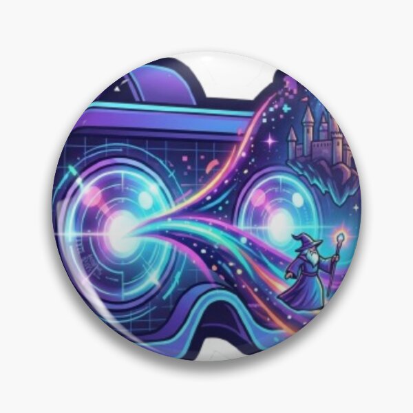 Item preview, Vr goggles virtual reality galaxy fantasy world sticker  designed and sold by PixelPop-US.