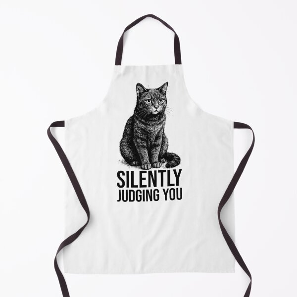 Item preview, Silently Judging You Cat Illustration – Funny Sarcastic Cat Design designed and sold by xndrlab.