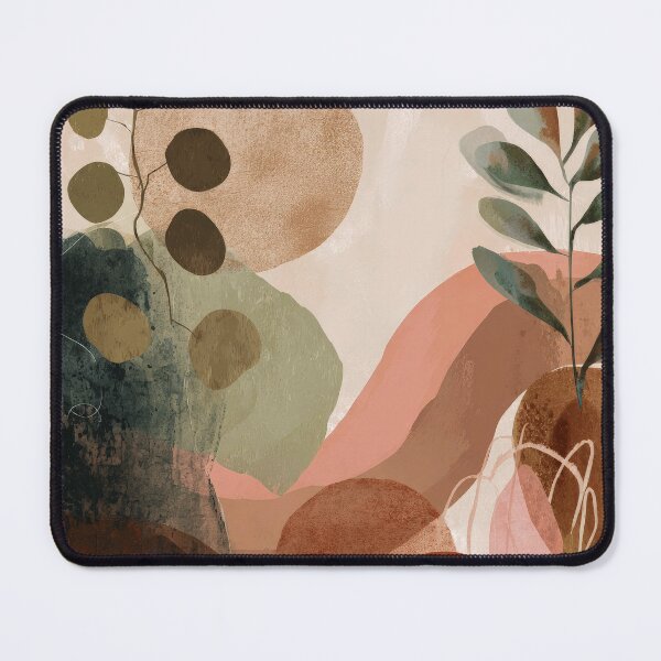 Item preview, Boho Earth Tones, Sage, Salmon-Pink Aesthetic Abstract designed and sold by DEC02.