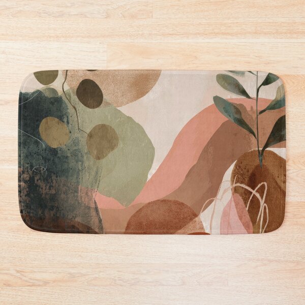 Item preview, Boho Earth Tones, Sage, Salmon-Pink Aesthetic Abstract designed and sold by DEC02.