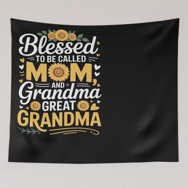 Item preview, Blessed To Be Called Mom Grandma Great Grandma Mother's Day  designed and sold by VinhSinh.