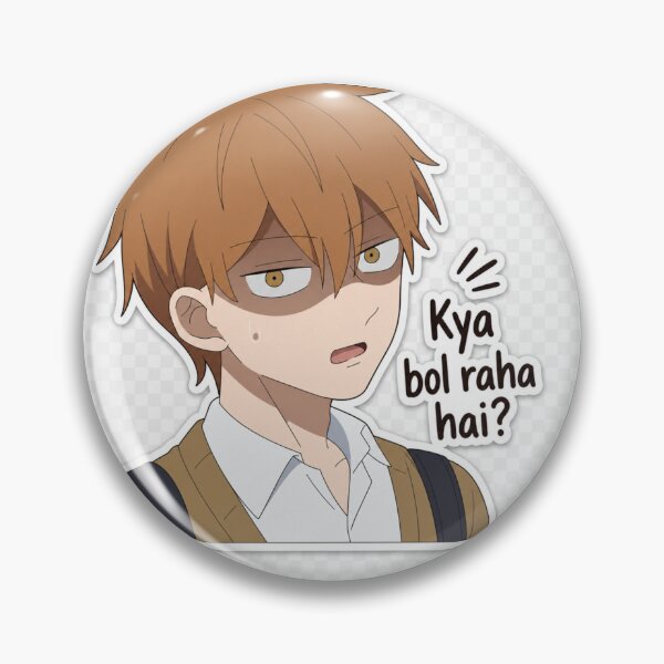 Item preview, Kya Bol Raha Hai Anime Sticker | Confused Funny Reaction designed and sold by rajaansariT.
