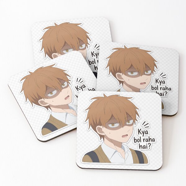 Item preview, Kya Bol Raha Hai Anime Sticker | Confused Funny Reaction designed and sold by rajaansariT.