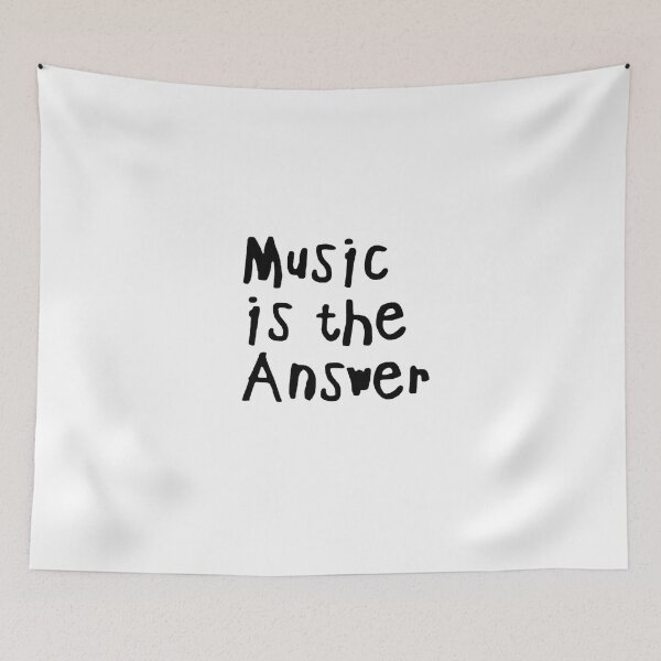 Item preview, Music is the Answer designed and sold by ConcreteSaint.