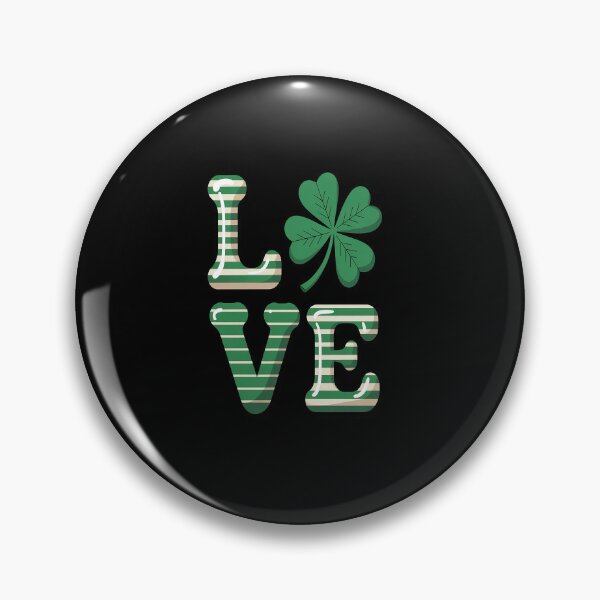 Item preview, St Patricks day love with heart and shamrock clover designed and sold by fferomananul.