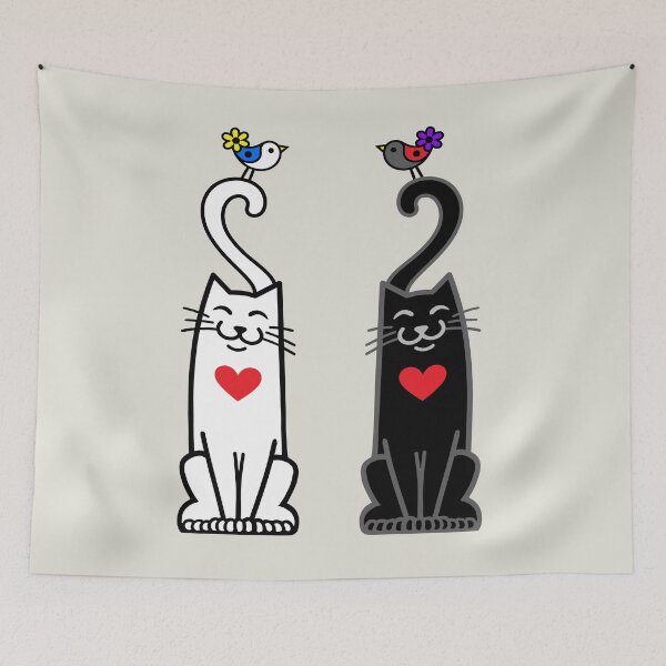 Item preview, Love Cats designed and sold by travelwitheric.
