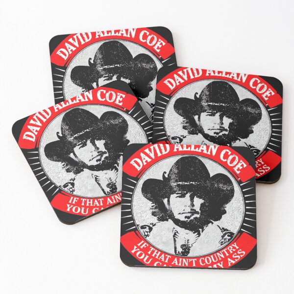Item preview, David Allan Coe Vintage Style Fan Design designed and sold by Marjan Lotffy.