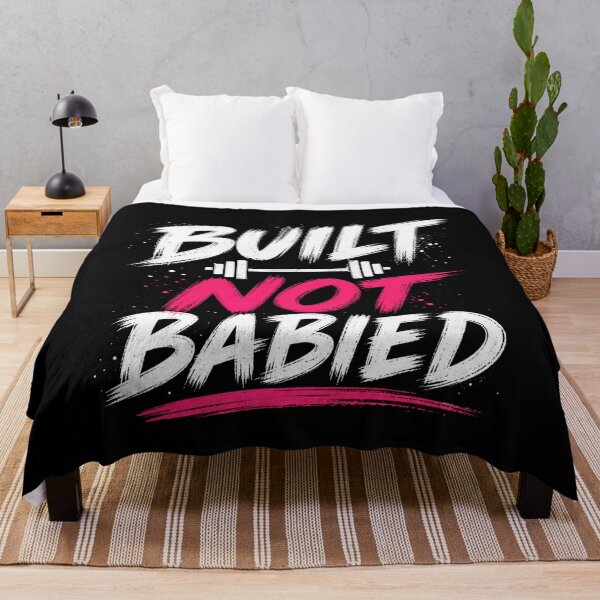 Item preview, Built Not Babied Gym Motivation Shirt designed and sold by StoryInCode.