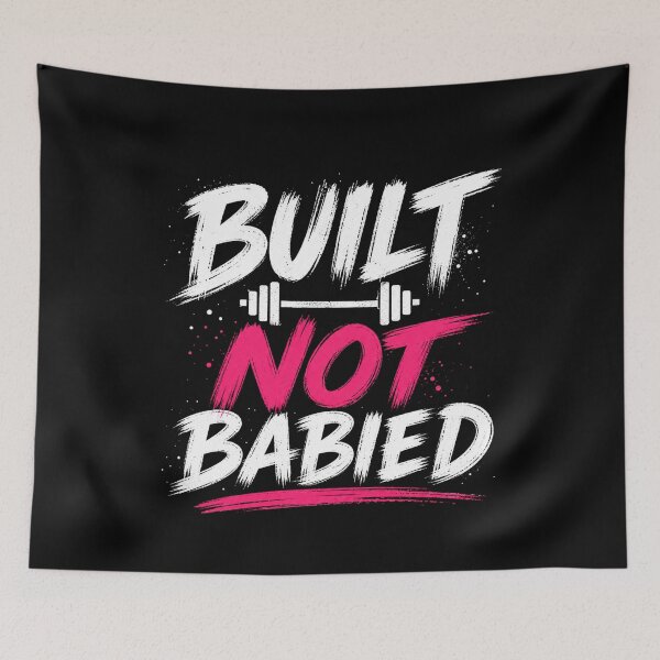Item preview, Built Not Babied Gym Motivation Shirt designed and sold by StoryInCode.