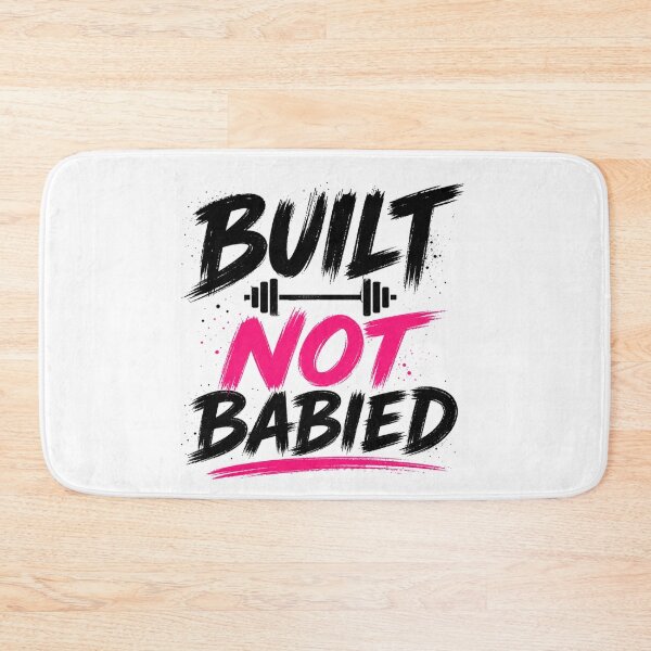 Item preview, Built Not Babied Gym Motivation Shirt designed and sold by StoryInCode.