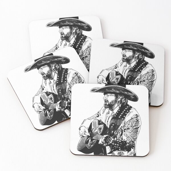 Item preview, David Allan Coe Vintage Style Fan Design designed and sold by Marjan Lotffy.
