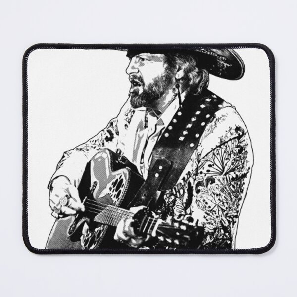 Item preview, David Allan Coe Vintage Style Fan Design designed and sold by Marjan Lotffy.