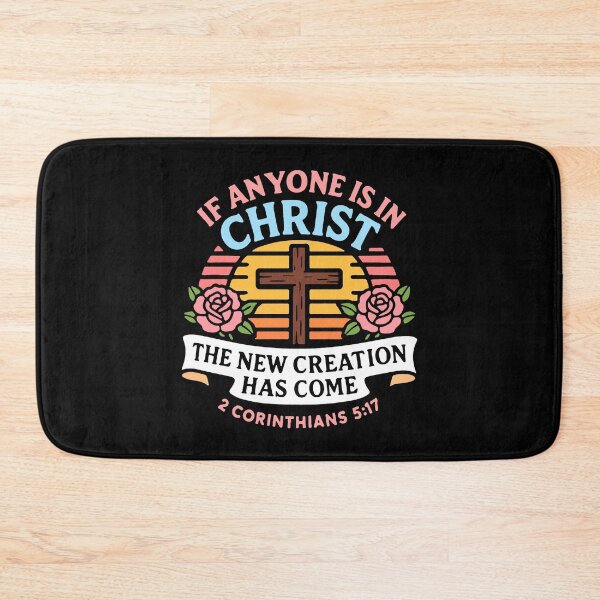 Item preview, 2 Corinthians 5:17 If Anyone is in Christ The New Creation Has Come designed and sold by plushism.
