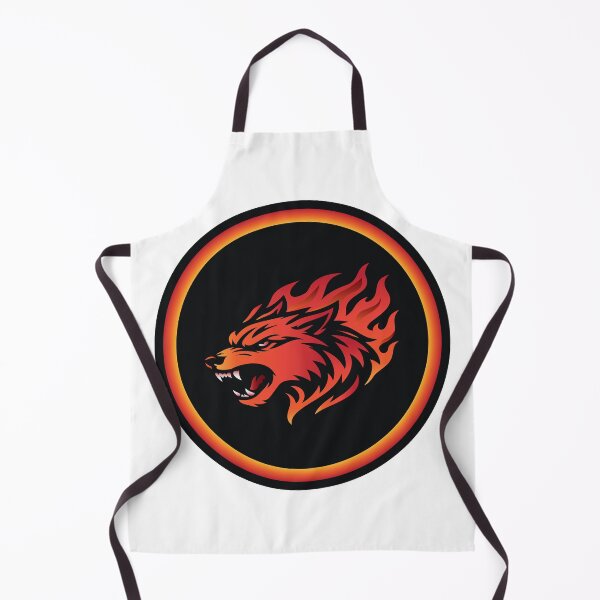 Item preview, Inferno Ember Wolf Fire Spirit Badge designed and sold by Omar-2D.