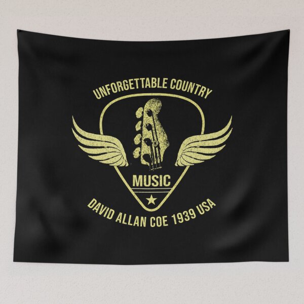 Item preview, Copy of David Allan Coe Vintage Style Fan Design designed and sold by Marjan Lotffy.