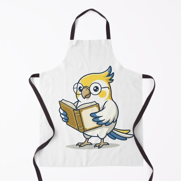 Item preview, Smart Cockatiel Reading a Book designed and sold by jo-e-basta.