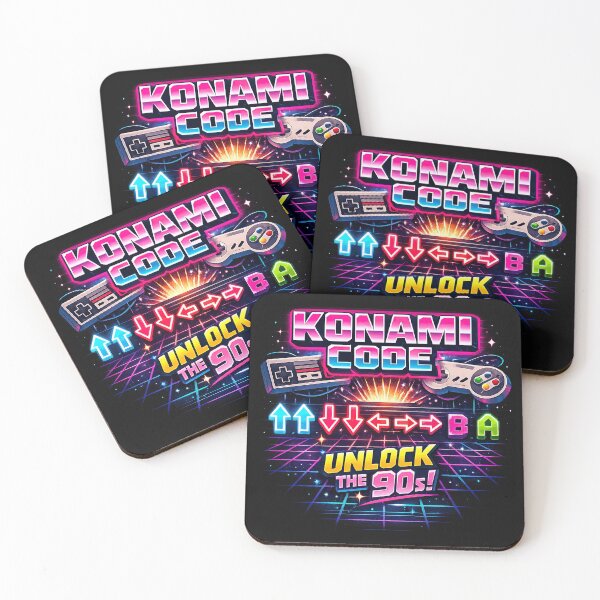 Item preview, Konami Code designed and sold by graphic-genie.