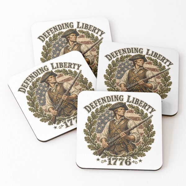 Item preview, Defending Liberty 1776 Revolutionary War Patriot designed and sold by chattsuede.