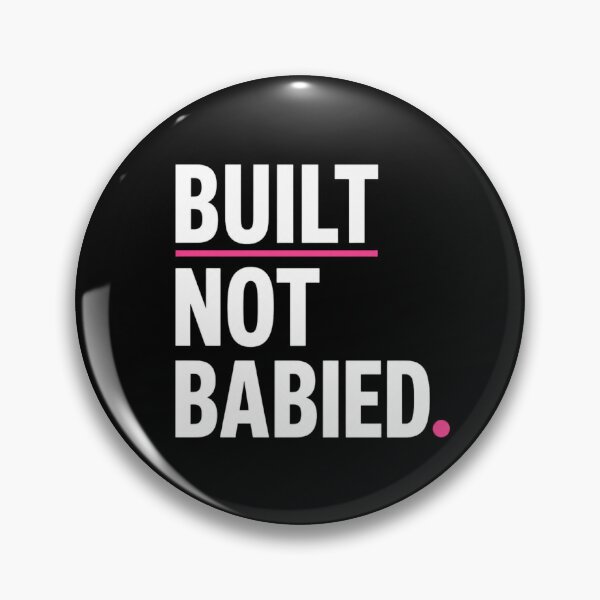 Item preview, Built Not Babied Minimal Typography Shirt designed and sold by StoryInCode.