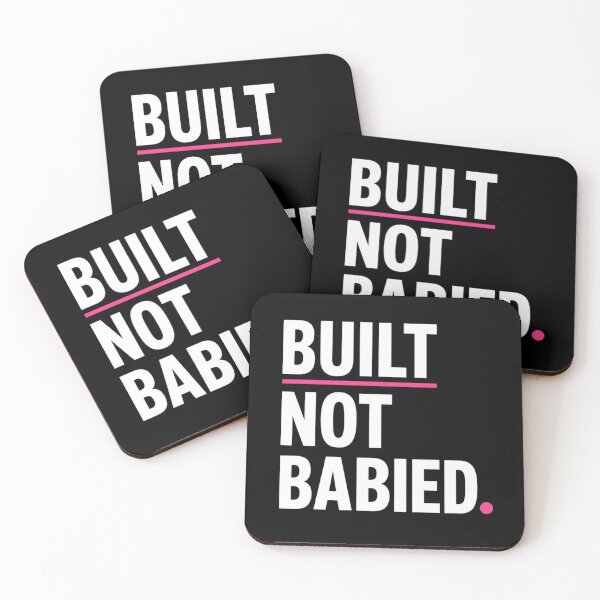 Item preview, Built Not Babied Minimal Typography Shirt designed and sold by StoryInCode.