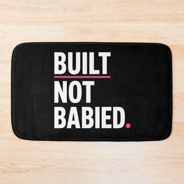 Item preview, Built Not Babied Minimal Typography Shirt designed and sold by StoryInCode.