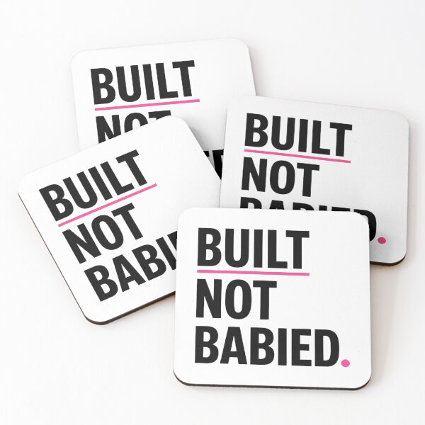 Item preview, Built Not Babied Minimal Typography Shirt designed and sold by StoryInCode.