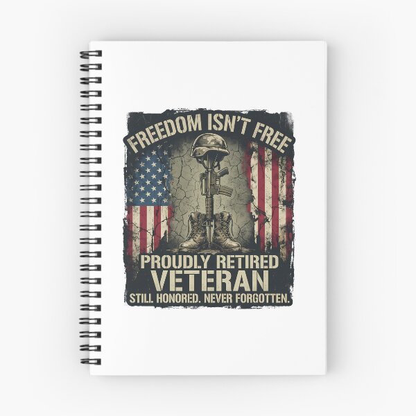 Item preview, Freedom Isn't Free Veteran Proudly Retired Honored designed and sold by chattsuede.