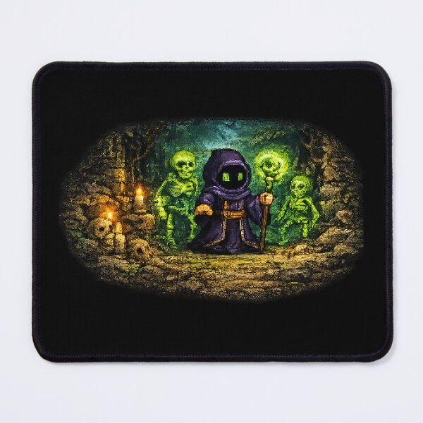 Item preview, Pixel Drawn Necromancer designed and sold by OutdoorGamer.