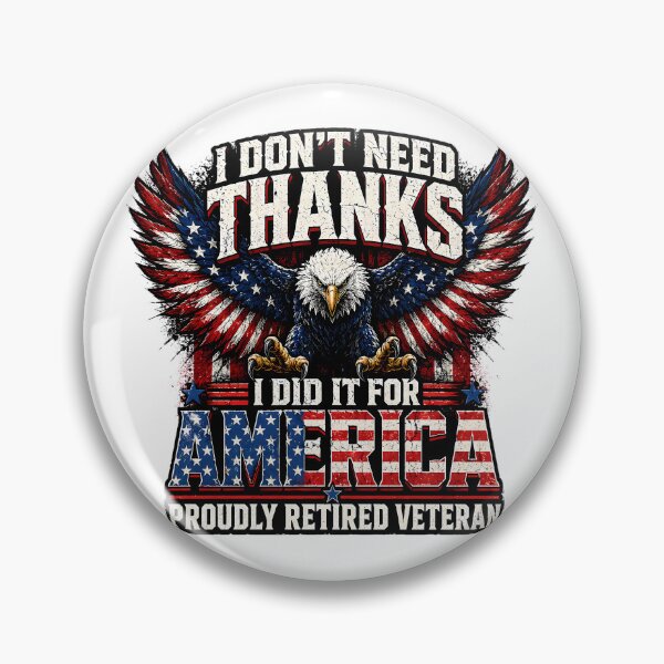 Item preview, I Don't Need Thanks Proud Veteran Eagle Flag designed and sold by chattsuede.