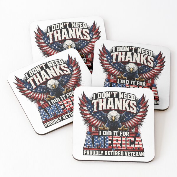 Item preview, I Don't Need Thanks Proud Veteran Eagle Flag designed and sold by chattsuede.