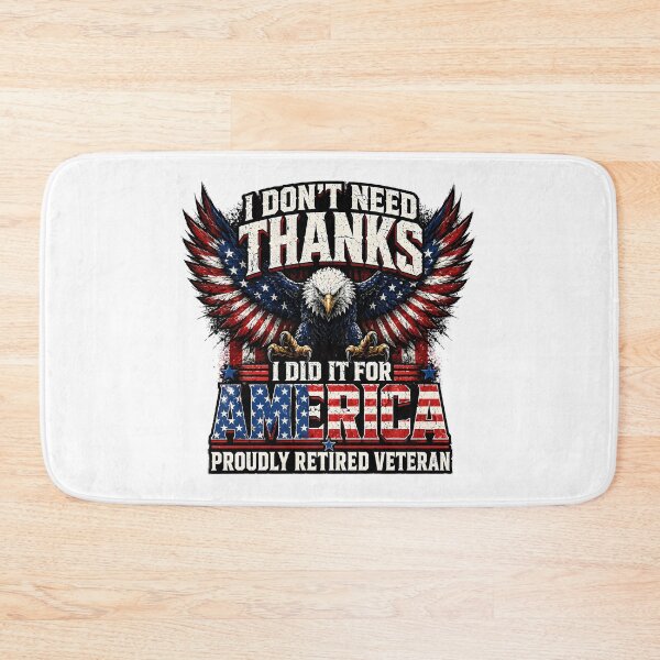 Item preview, I Don't Need Thanks Proud Veteran Eagle Flag designed and sold by chattsuede.