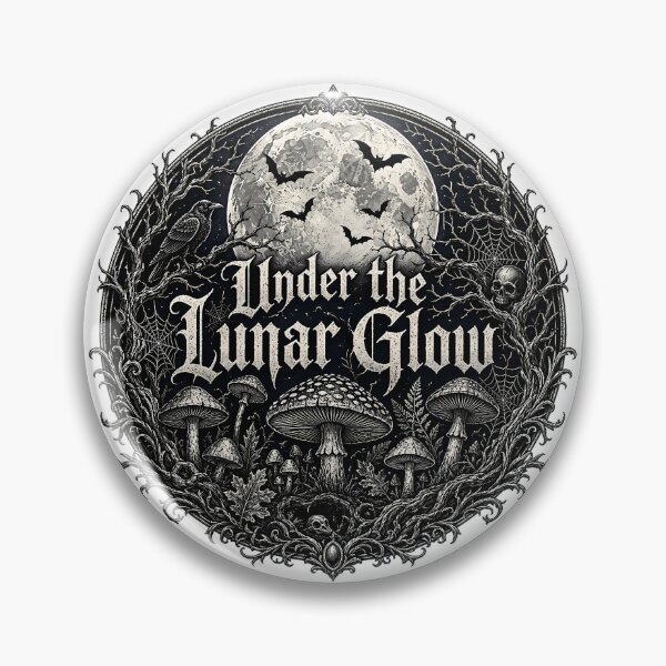Item preview, Under the Lunar Glow forest - Gothic Dark Fantasy Mystic designed and sold by chattsuede.